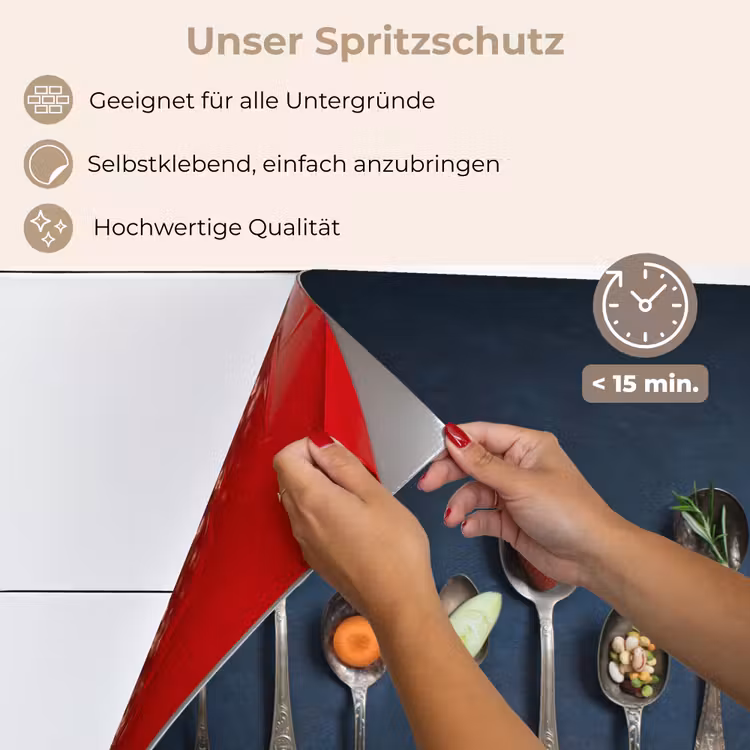 Kruiden - Lepel - Zilver - Specerijen - Industrieel keuken achterwand spatscherm klein -spatscherm_DE