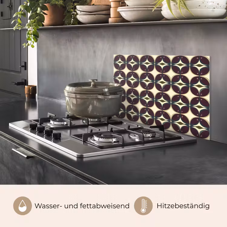 Cirkel - Retro - Kleurrijk keuken achterwand spatscherm klein 900 -usp_DE
