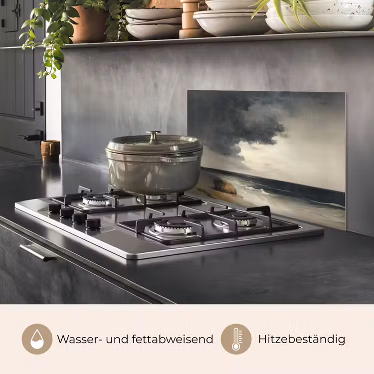Kust - Golven - Rots - Storm keuken achterwand spatscherm klein -usp_DE