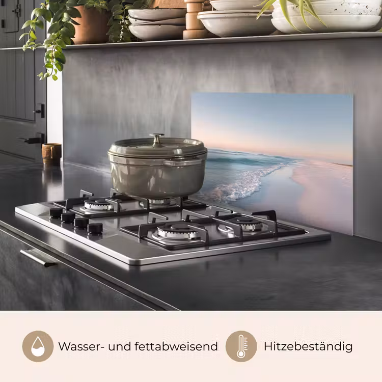 Kustlijn - Pastel - water keuken achterwand spatscherm klein -usp_DE