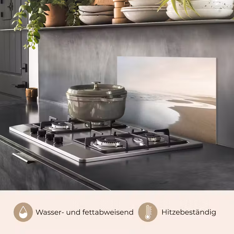 Kustlijn - Strand - Oceaan keuken achterwand spatscherm klein -usp_DE