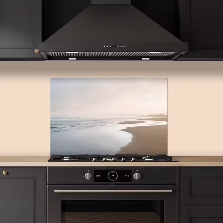Kustlijn - Strand - Oceaan keuken achterwand spatscherm klein -sfeer1
