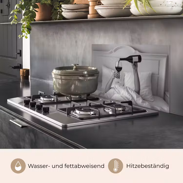 Lakens - Armen - Wijn - Glas keuken achterwand spatscherm klein -usp_DE