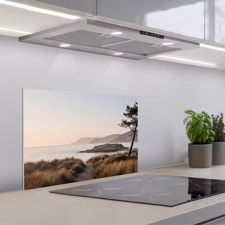 Landschap - Kust - Duinen keuken achterwand spatscherm klein -3d_schuin