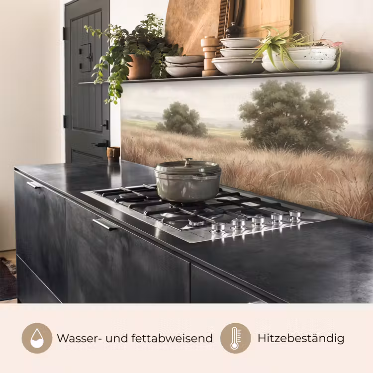 Landschap - Minimalistisch - Beige keuken achterwand 2 middel -usp_DE