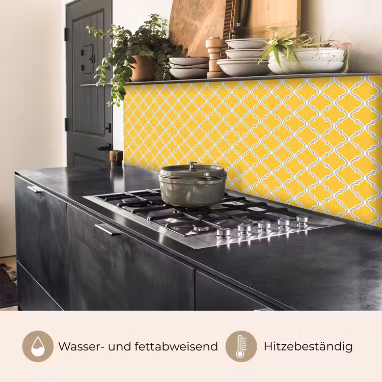 Lantaarn - Arabesk - Elegant - Geel keuken achterwand 2 middel 871 -usp_DE