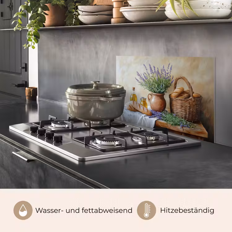 Lavendel - Brood - Stilleven keuken achterwand spatscherm klein -usp_DE