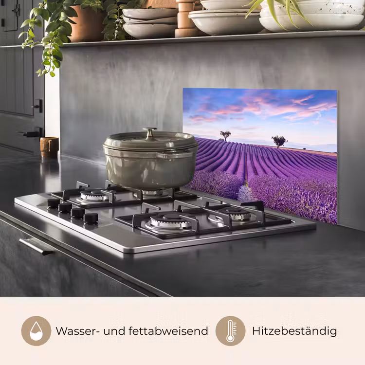 Lavendel - Natuur - Paars - Bomen - Bloemen keuken achterwand spatscherm klein -usp_DE