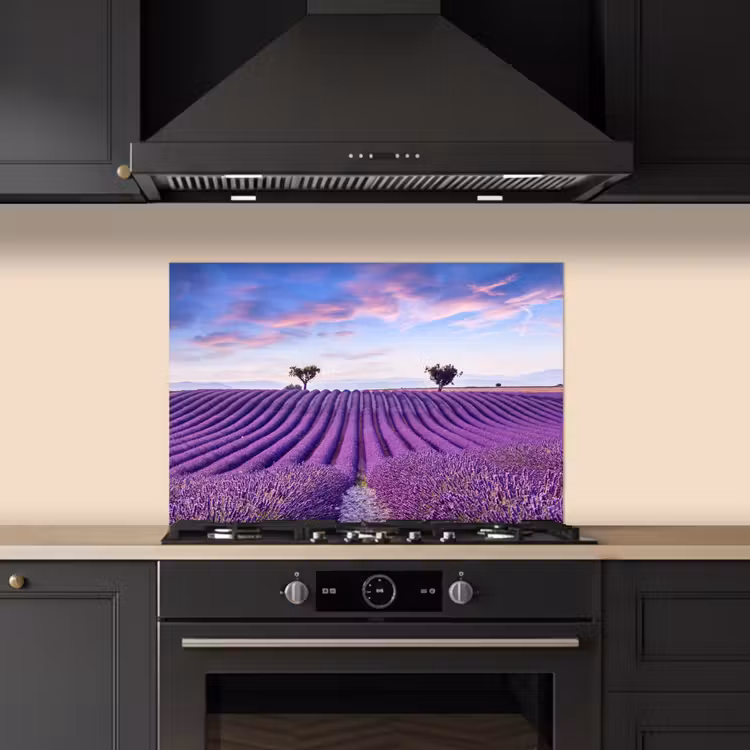 Lavendel - Natuur - Paars - Bomen - Bloemen keuken achterwand spatscherm klein -sfeer1