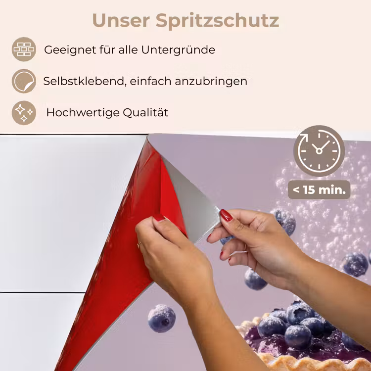Eten - Taart - Bessen - Blauw keuken achterwand spatscherm klein -spatscherm_DE