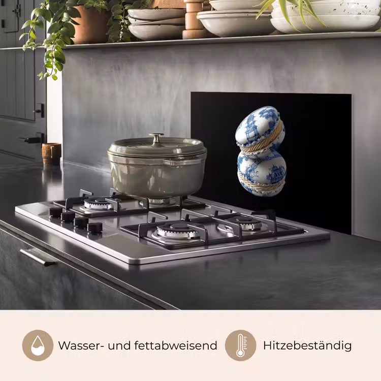 Eten - Macarons - Delfts blauw - Koekjes keuken achterwand spatscherm klein -usp_DE