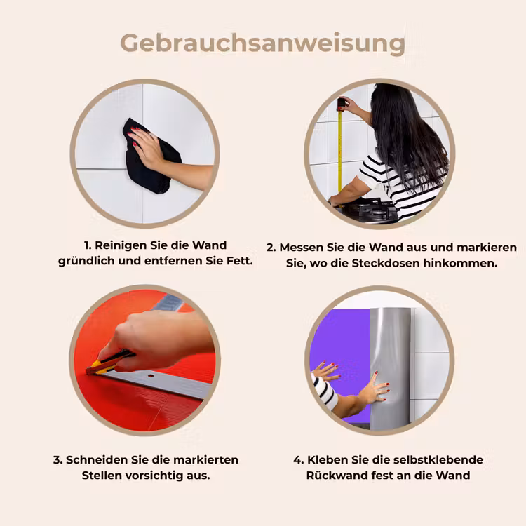 Vivid - Violet - Paars keuken achterwand 2 middel 871 -gebruiksaanwijzing_DE