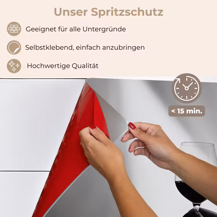 Lichtinval - Wijn - Rood - Glas keuken achterwand spatscherm klein -spatscherm_DE