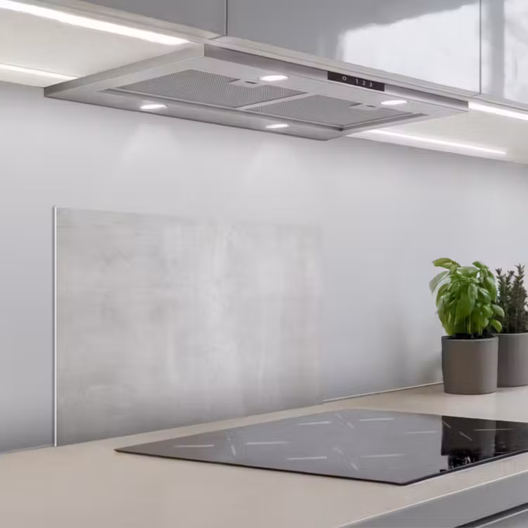 Zacht Betonnen Fluistering keuken achterwand spatscherm klein -3d_schuin