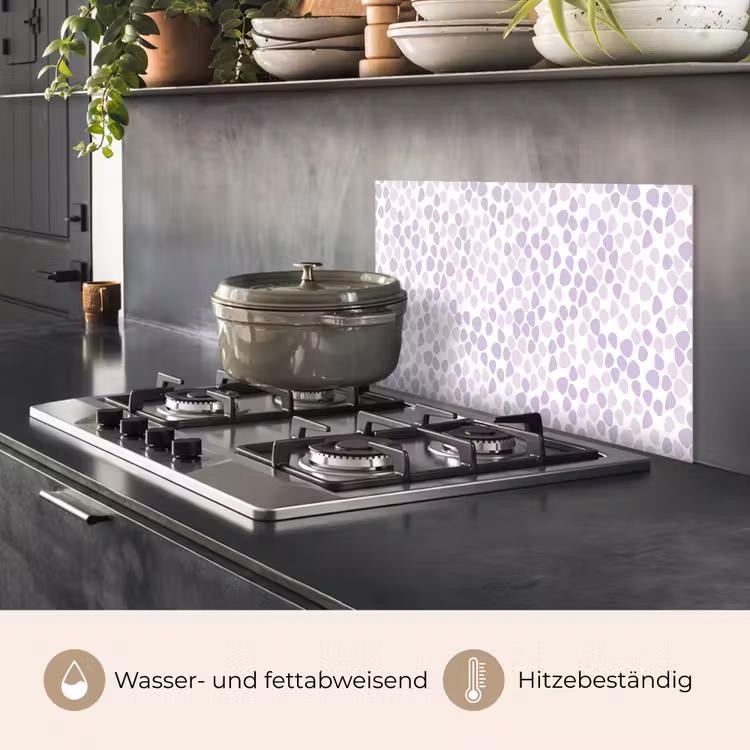 Paars - Vormen - Patroon keuken achterwand spatscherm klein 900 -usp_DE
