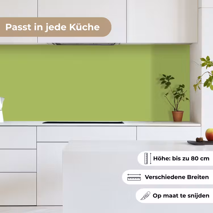 Lime - Glow - Groen keuken achterwand 2 middel 871 -sfeer4_DE