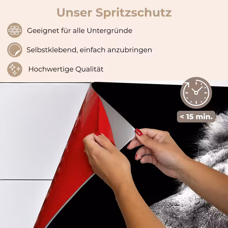 Leeuw tegen zwarte achtergrond in zwart-wit keuken achterwand spatscherm klein -spatscherm_DE