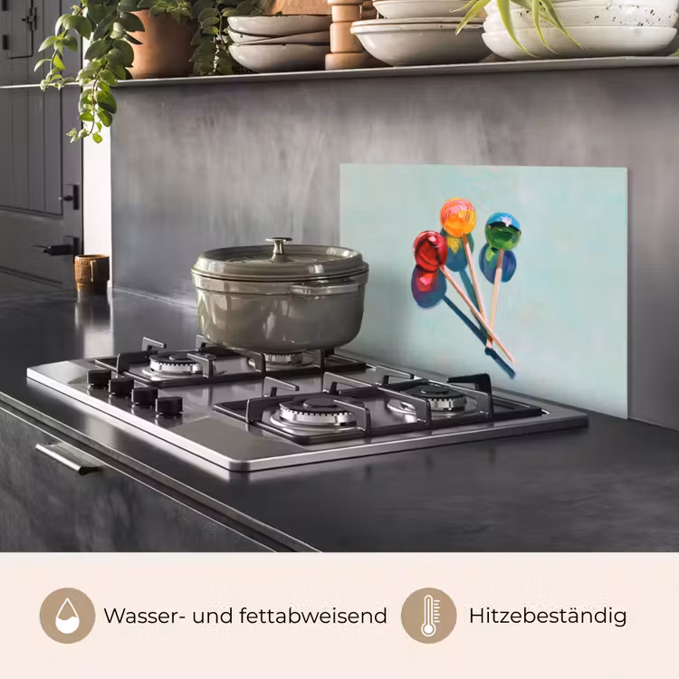 Lollys - Schaduw - Drie - Blauw keuken achterwand spatscherm klein -usp_DE
