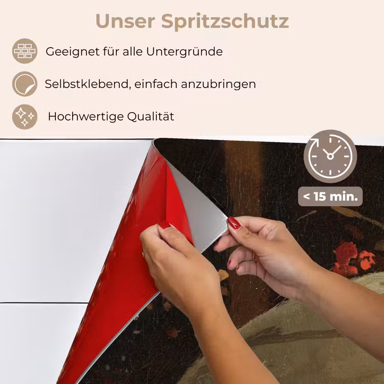 Meisje in witte kimono - Schilderij van George Hendrik Breitner keuken achterwand spatscherm middel -spatscherm_DE