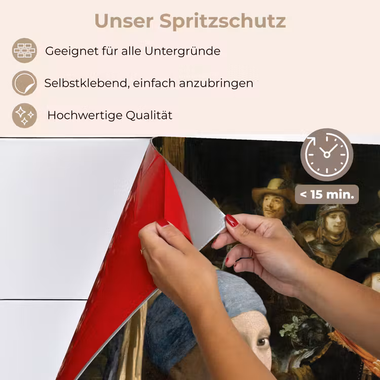 Schilderij - Oude Meesters - Zwaan keuken achterwand spatscherm klein -spatscherm_DE