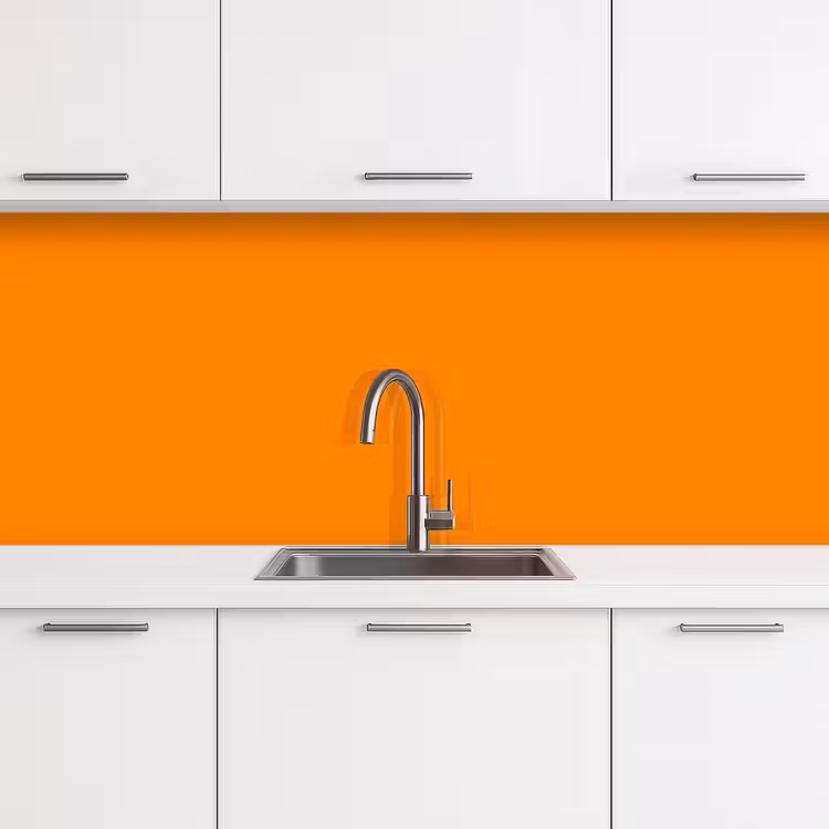 Marigold - Glow - Oranje keuken achterwand 2 middel 871 -3d