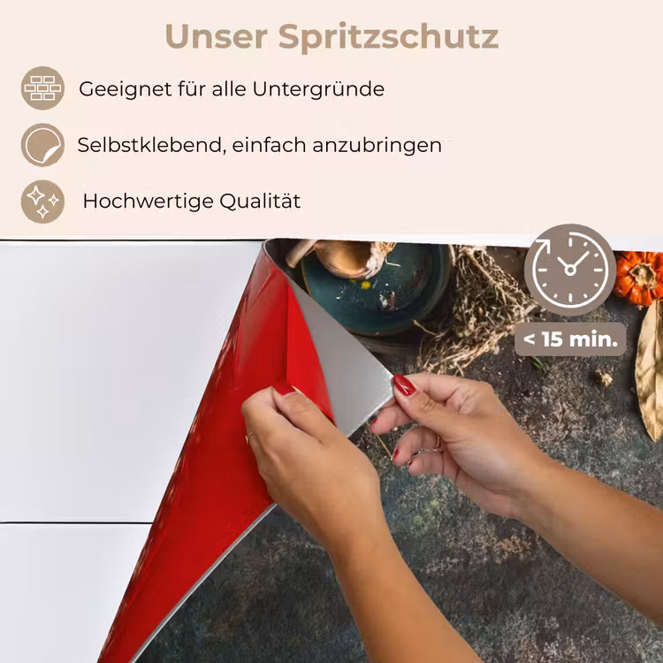 Marmer - Groente - Herfst - Pompoen - Rustiek - Kruiden keuken achterwand spatscherm klein -spatscherm_DE