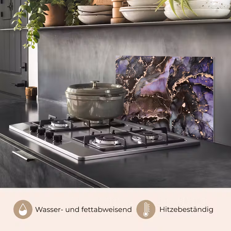 Marmer - Goud - Roze keuken achterwand spatscherm klein -usp_DE