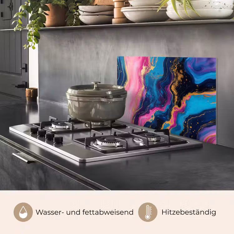 Marmer - Modern - Goud keuken achterwand spatscherm klein -usp_DE