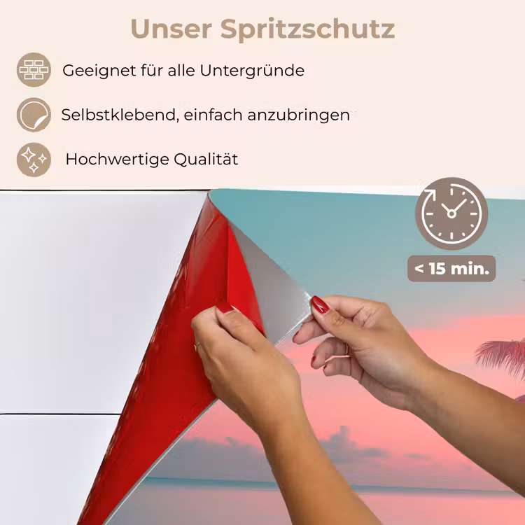 Zee - Boot - Zonsondergang keuken achterwand spatscherm klein -spatscherm_DE