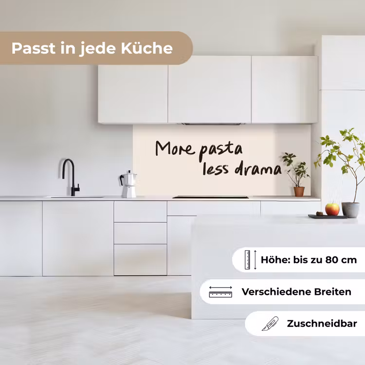 More pasta less drama keuken achterwand 2 middel -sfeer4_DE
