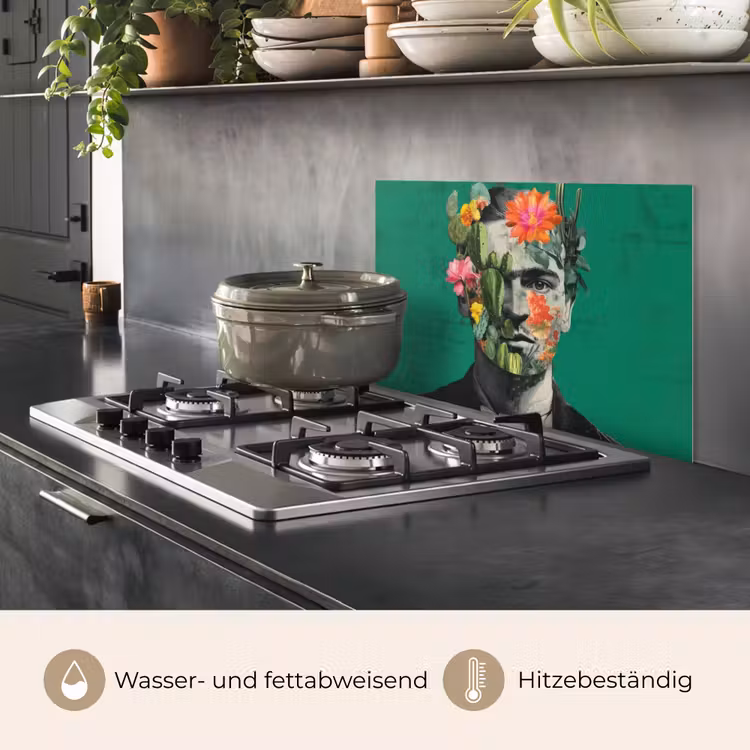Man - Planten - Groen keuken achterwand spatscherm klein -usp_DE