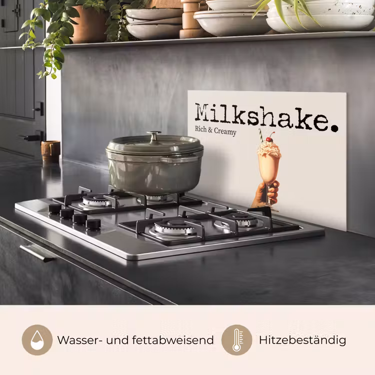 Milkshake - Kers - Rietje keuken achterwand spatscherm klein -usp_DE