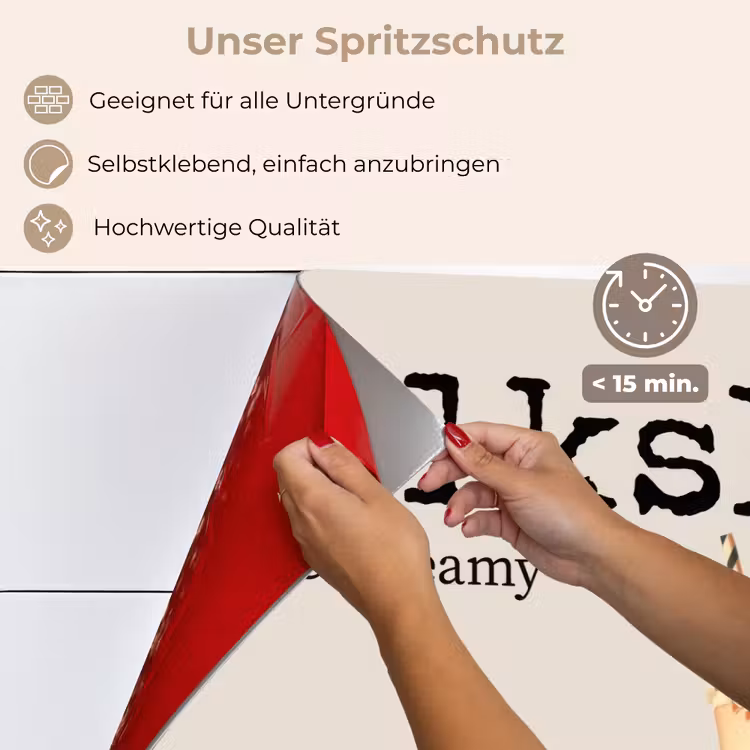 Milkshake - Kers - Rietje keuken achterwand spatscherm klein -spatscherm_DE