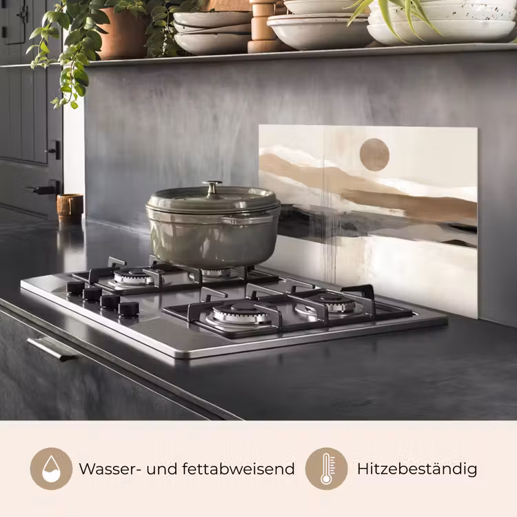 Minimalistisch - Landschap - Dimensie keuken achterwand spatscherm klein -usp_DE