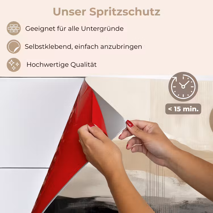 Minimalistisch - Landschap - Dimensie keuken achterwand spatscherm klein -spatscherm_DE