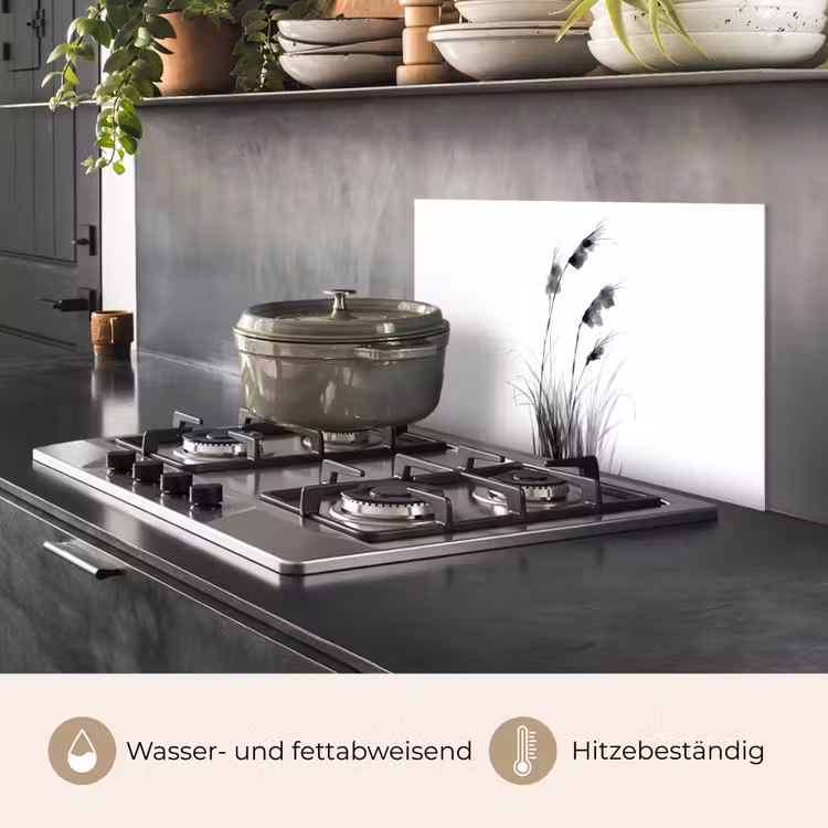 Minimalistisch - Stelen - Wit keuken achterwand spatscherm klein -usp_DE
