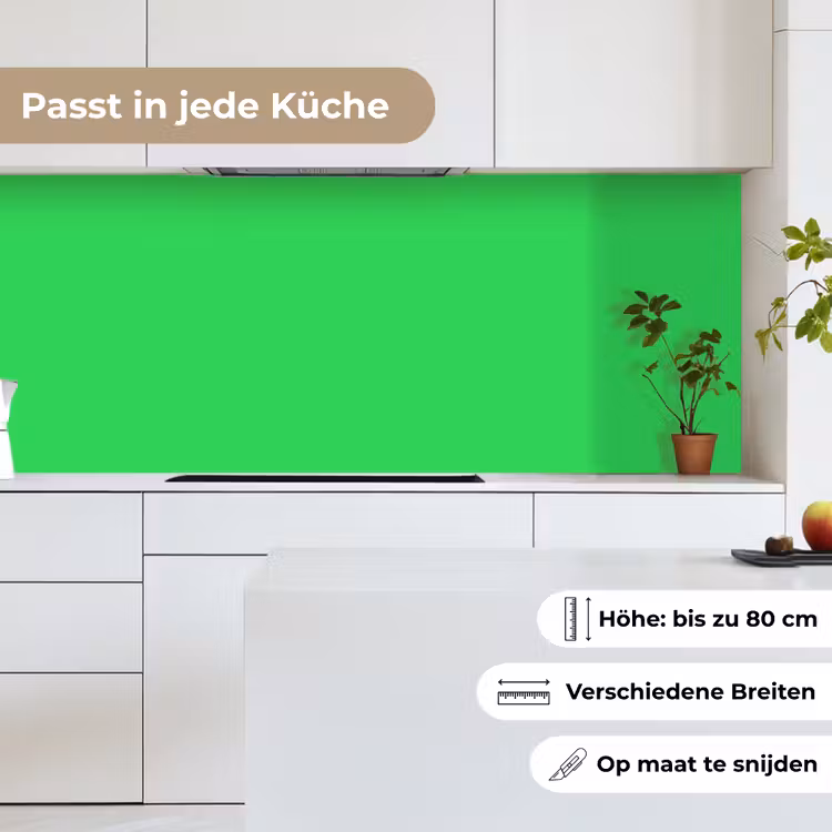Mint - Green - Groen keuken achterwand 2 middel 871 -sfeer4_DE