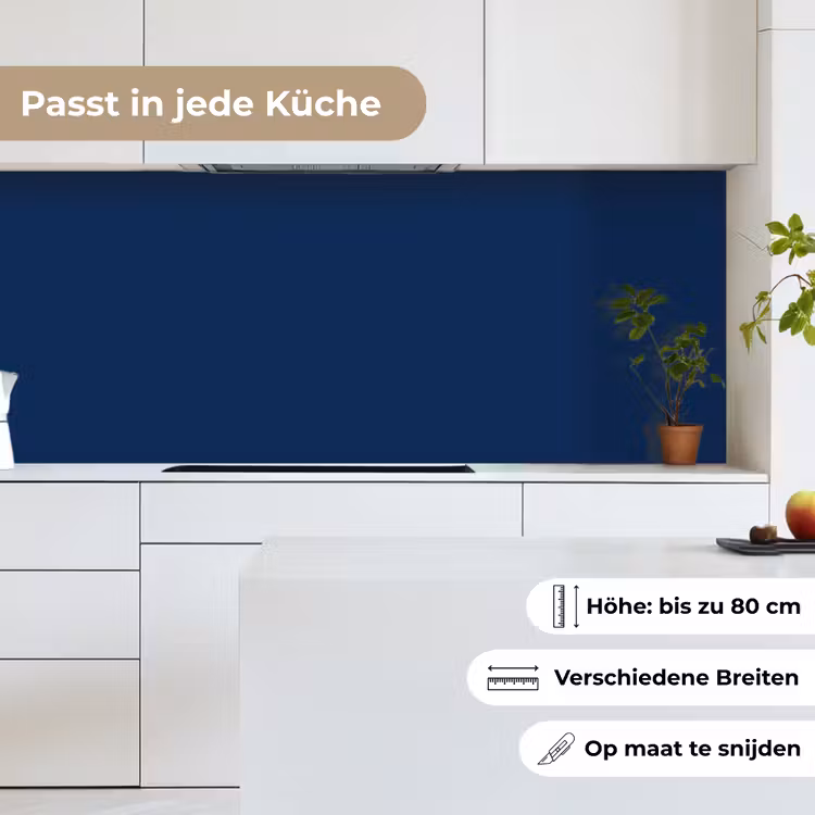 Midnight - Navy - Blauw keuken achterwand 2 middel 871 -sfeer4_DE