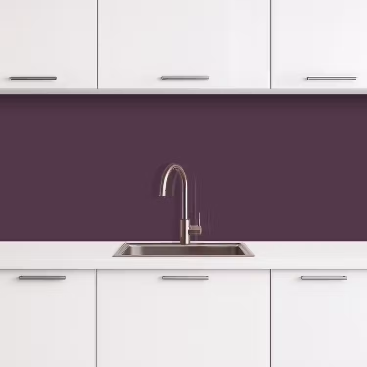 Midnight - Plum - Paars keuken achterwand 2 middel 871 -3d