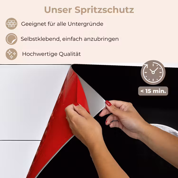 Maan - Hemel - Zwart - Schaduw keuken achterwand spatscherm klein -spatscherm_DE