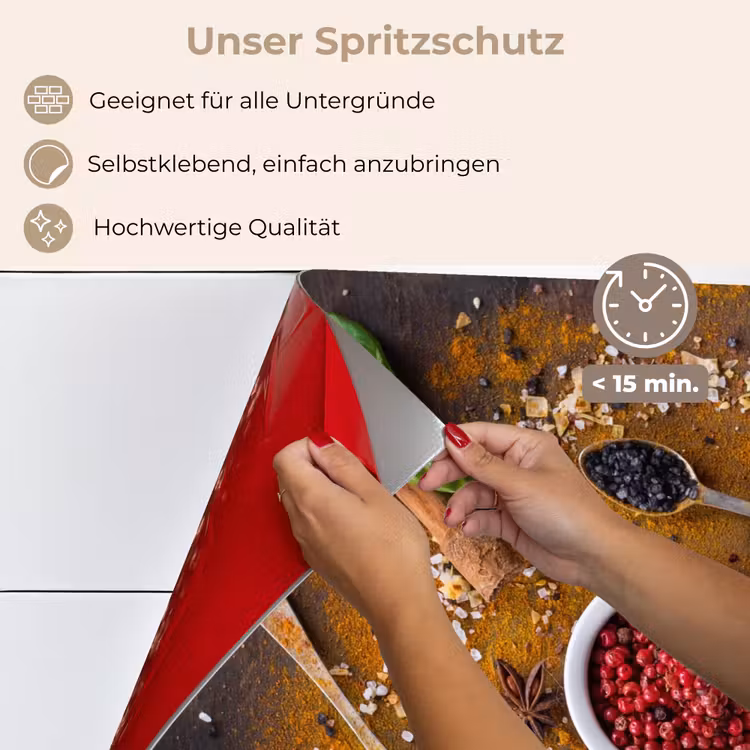 Vijzel - Kruiden - Lepels - Specerijen - Bruin - Peper keuken achterwand spatscherm klein -spatscherm_DE