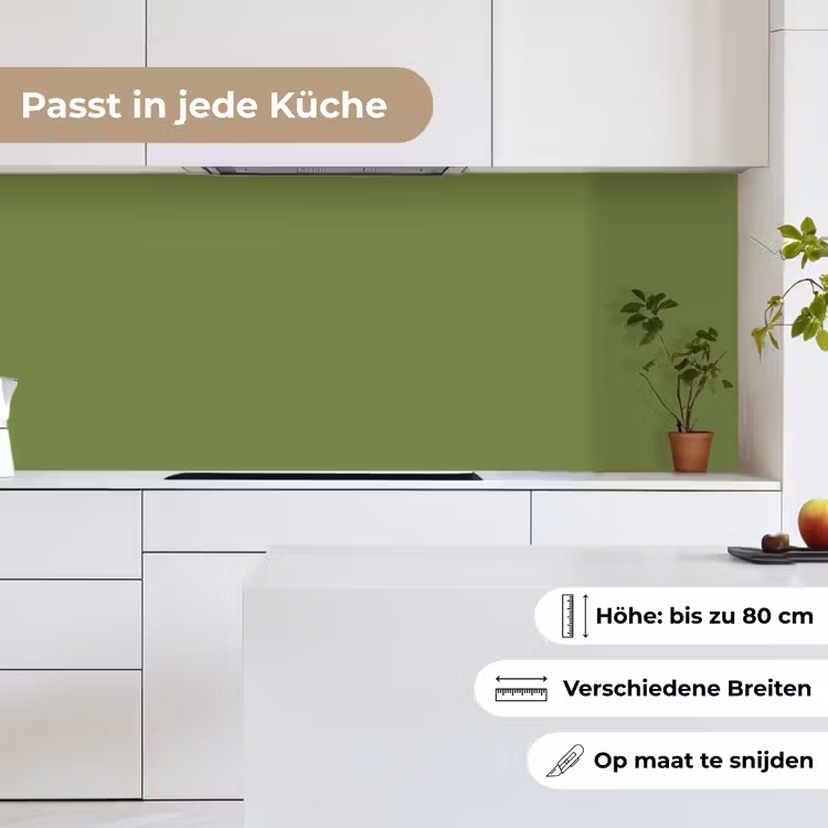 Moss - Green - Groen keuken achterwand 2 middel 871 -sfeer4_DE