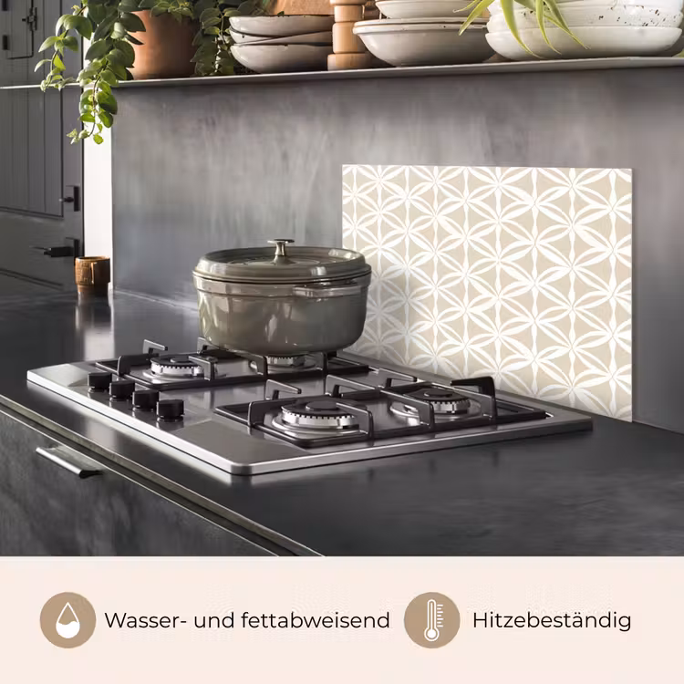 Motief - Modern - Beige keuken achterwand spatscherm klein 900 -usp_DE