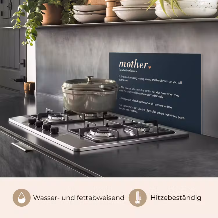 Mama definitie - Mother - Quotes - Spreuken keuken achterwand spatscherm klein -usp_DE