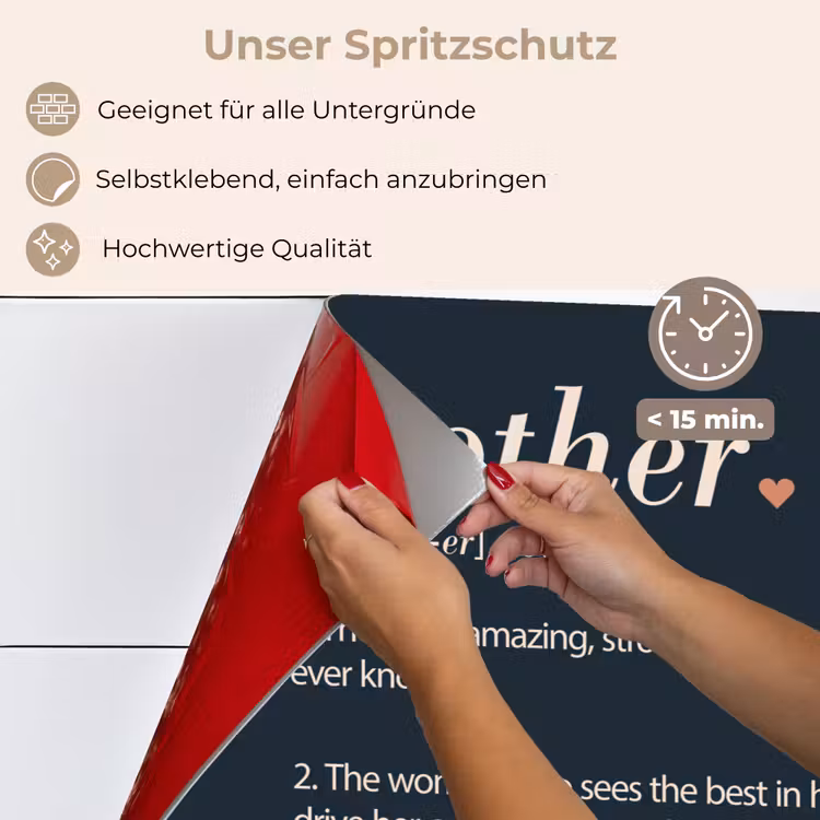 Mama definitie - Mother - Quotes - Spreuken keuken achterwand spatscherm klein -spatscherm_DE