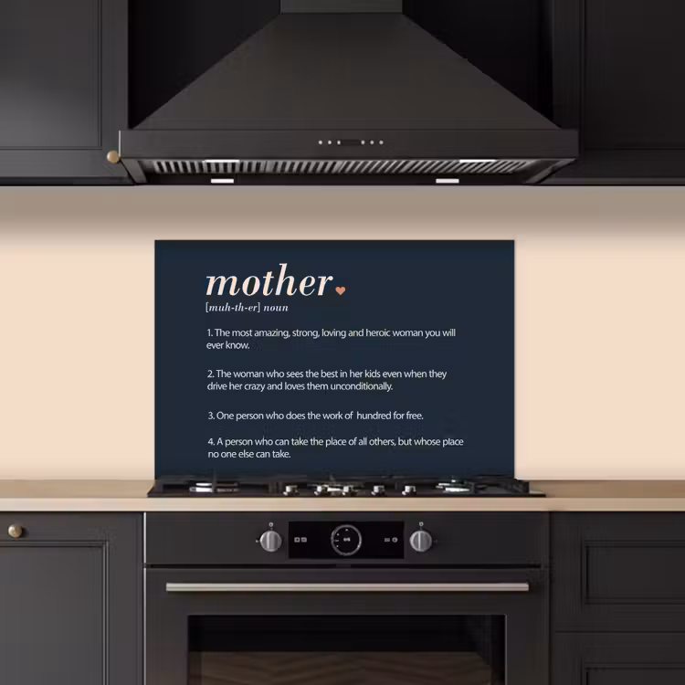Mama definitie - Mother - Quotes - Spreuken keuken achterwand spatscherm klein -sfeer1
