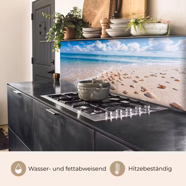 Schelpen - Strand - Natuur - Beige keuken achterwand 2 middel -usp_DE