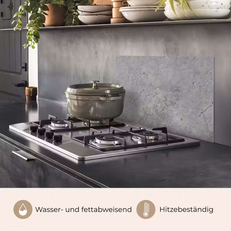Patronen - Beton - Oud keuken achterwand spatscherm klein 900 -usp_DE