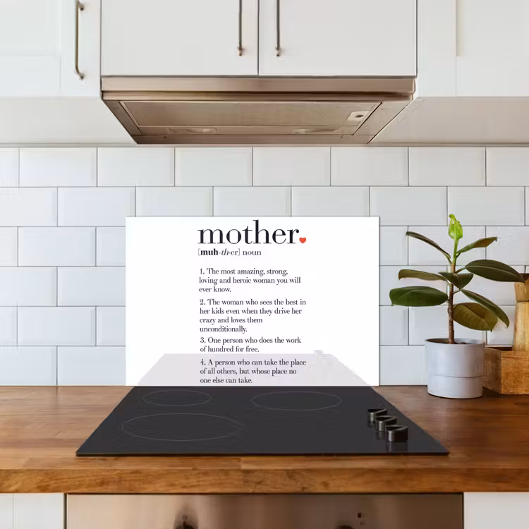 Moeder definitie - Quotes - Mother - Spreuken keuken achterwand spatscherm klein -sfeer2