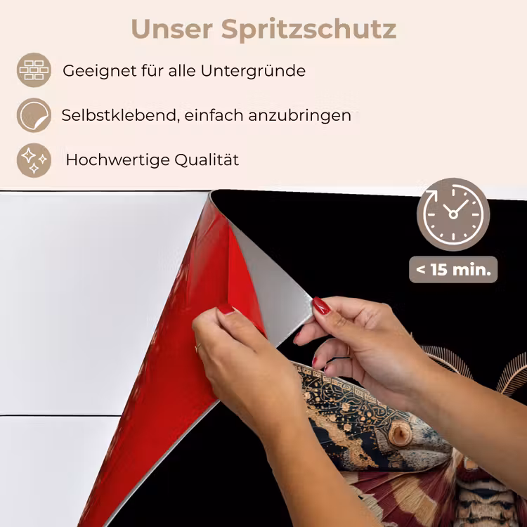 Mot - Oosterse patronen - Sierlijk keuken achterwand spatscherm klein -spatscherm_DE